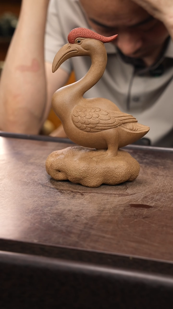 紫砂茶宠紫砂 鸿运当头