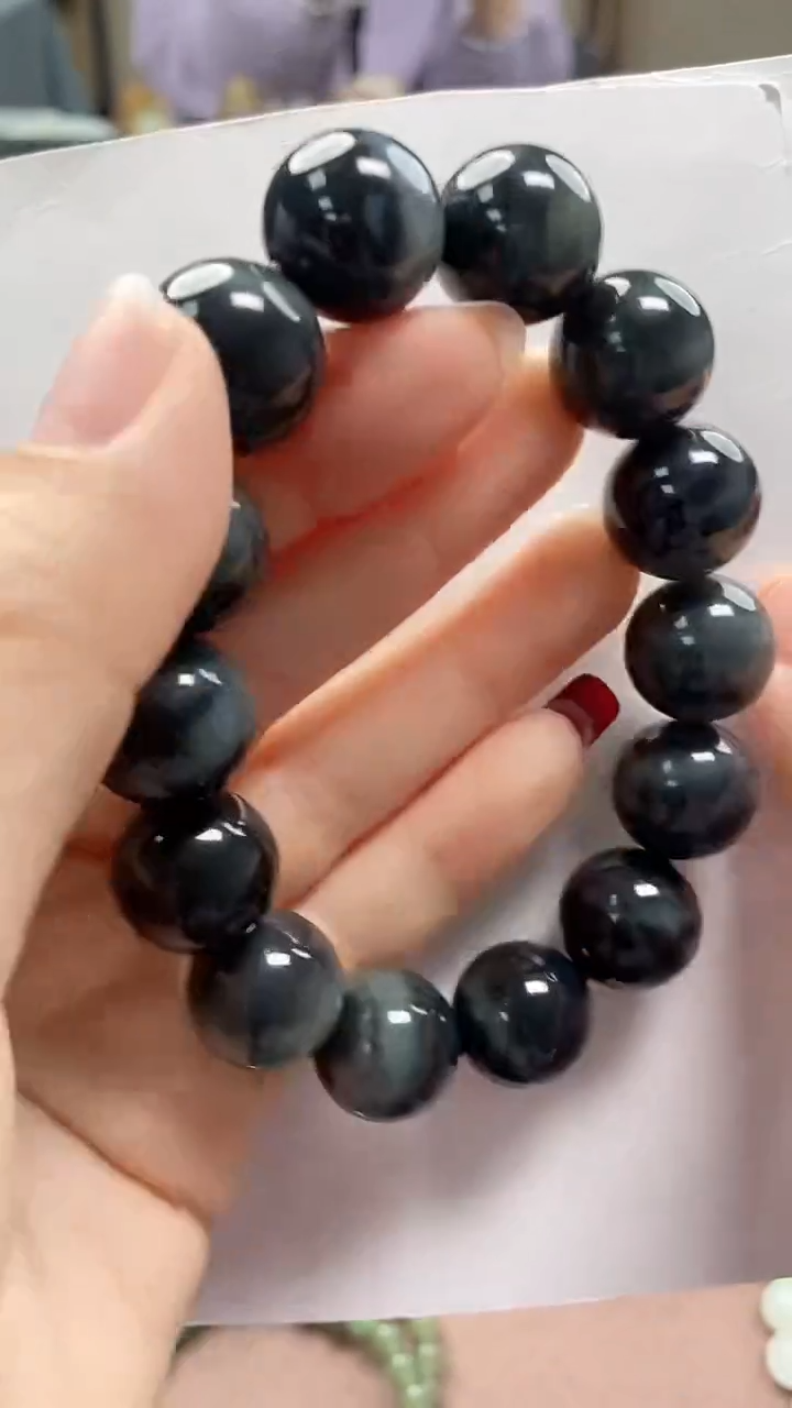 【闪购商品】和田玉手链未镶嵌青花