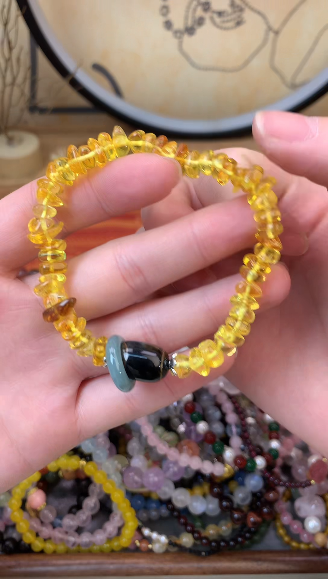 【闪购商品】金珀手链未镶嵌166手串