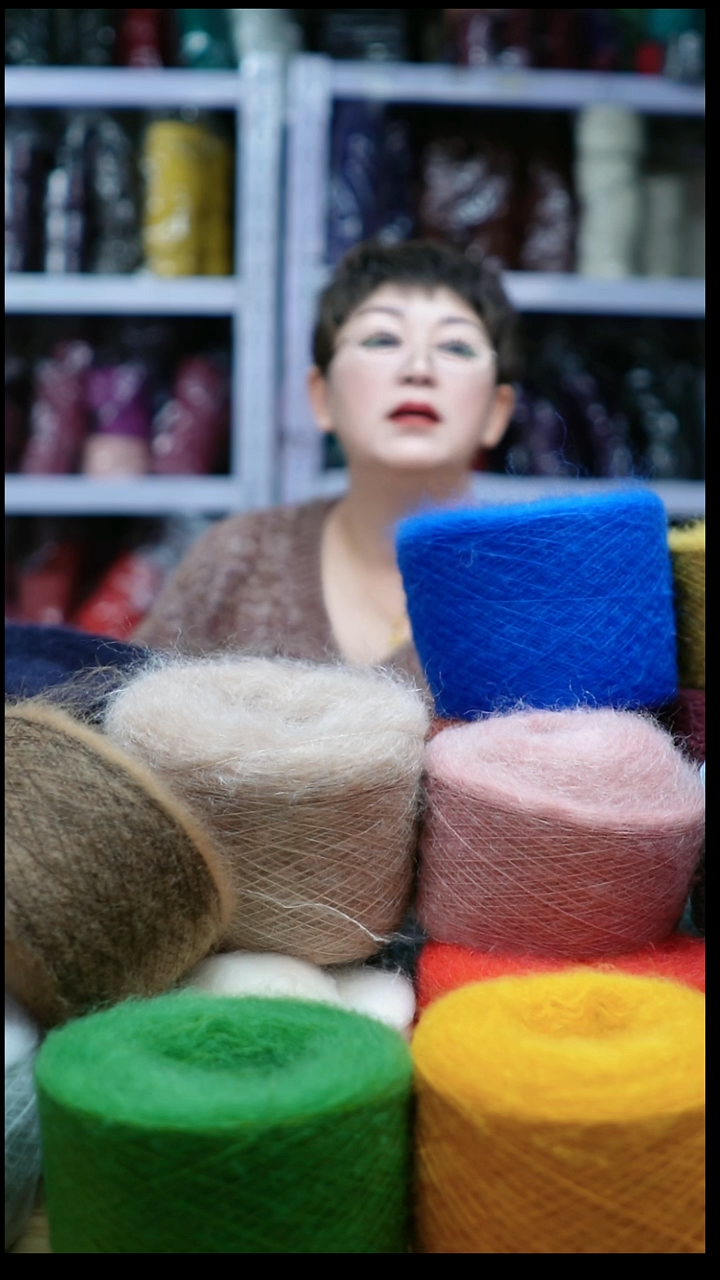 羊绒欢姐编织E447