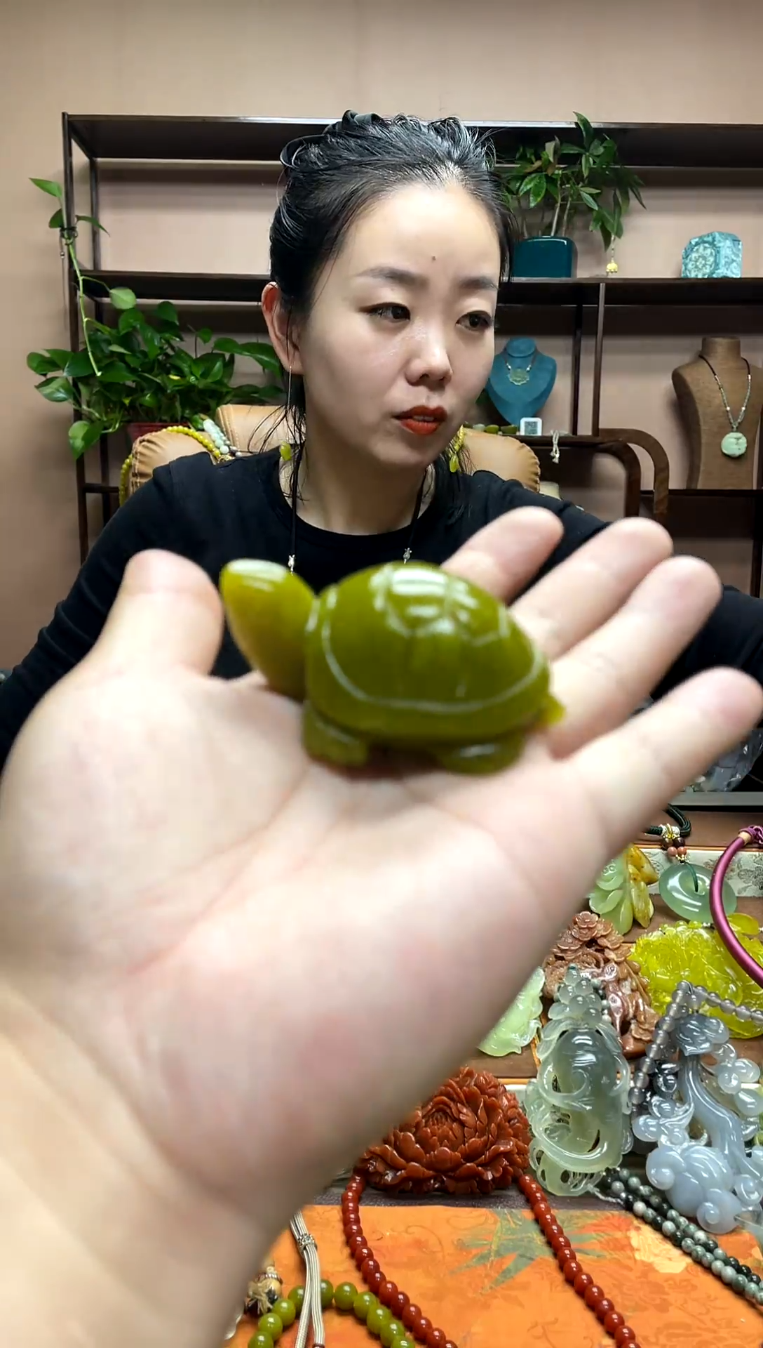 未镶嵌岫玉吊坠多样性发货发其中之一