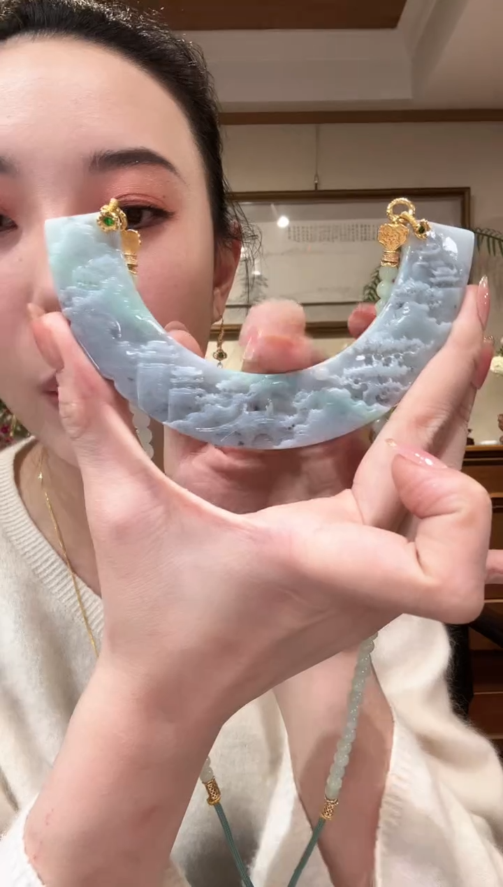 【闪购商品】翡翠颈饰未镶嵌国风