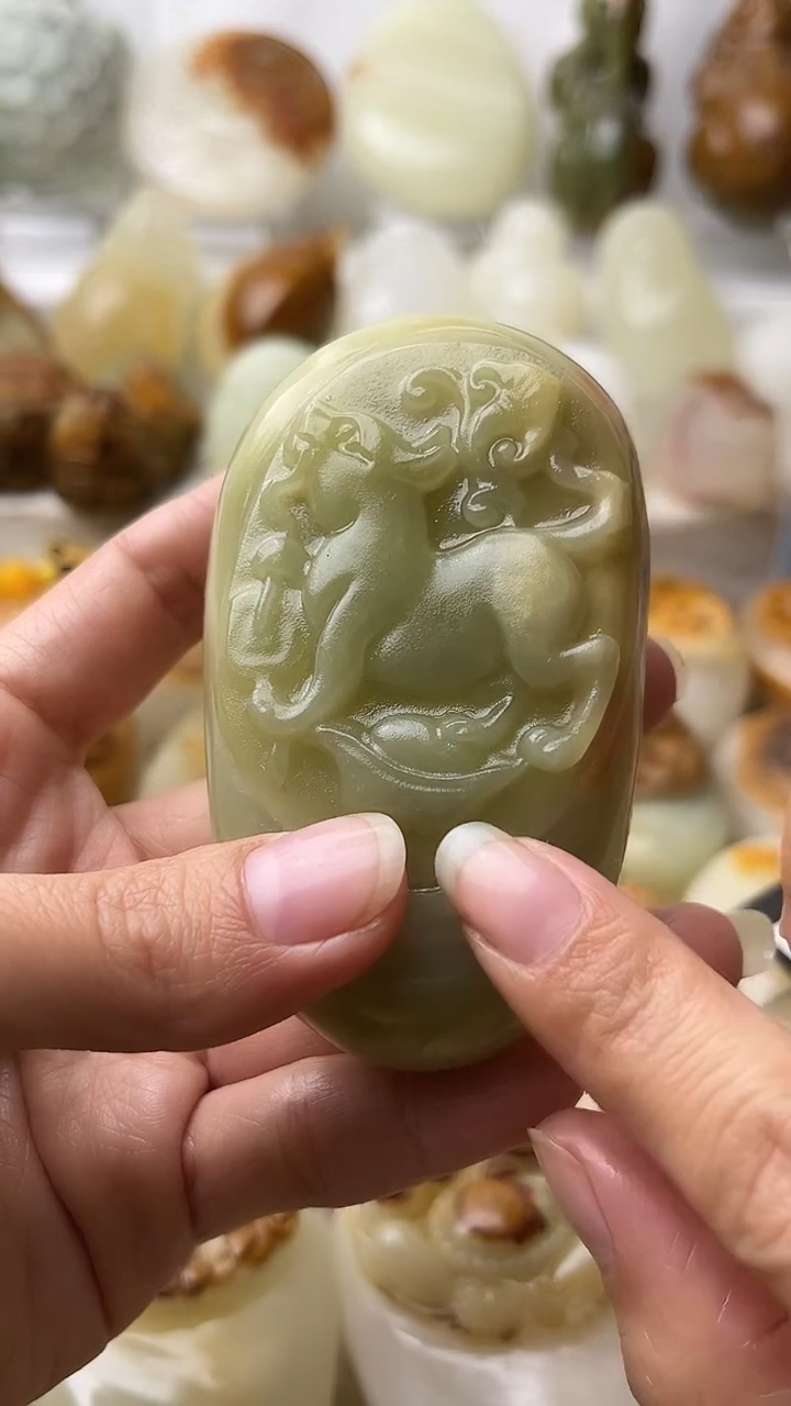 石材古青石棉纹正常不退换狗微瑕