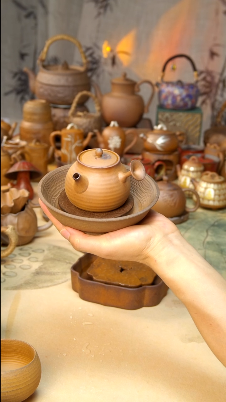陶瓷小侧把+杯垫