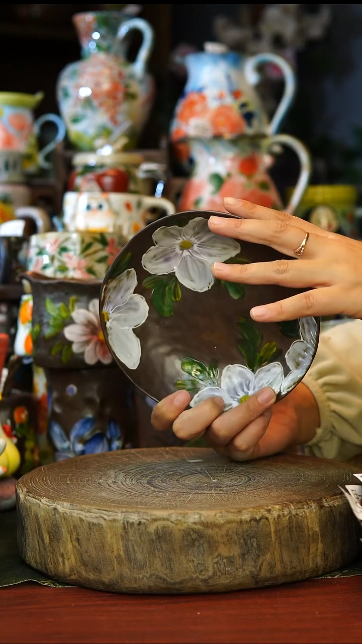 陶瓷186景德镇手工手绘釉下彩