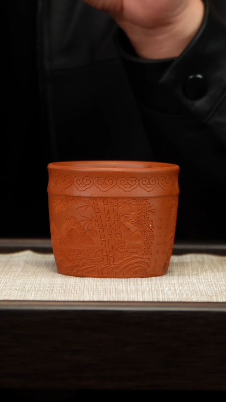 茶壶紫砂心*朱泥杯子