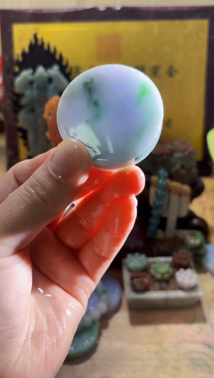 未镶嵌挂件翡翠A货常星8135