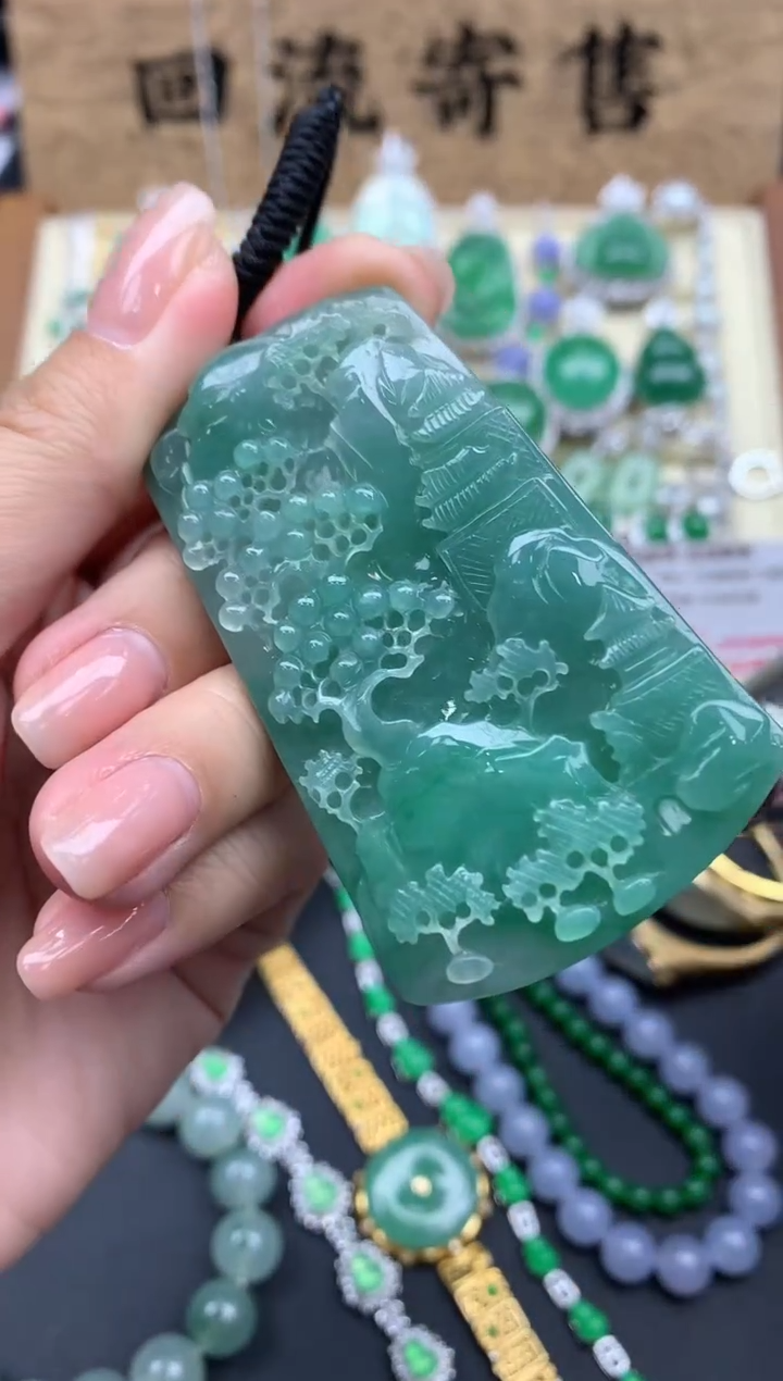 【闪购商品】翡翠颈饰未镶嵌185-中国好珍宝