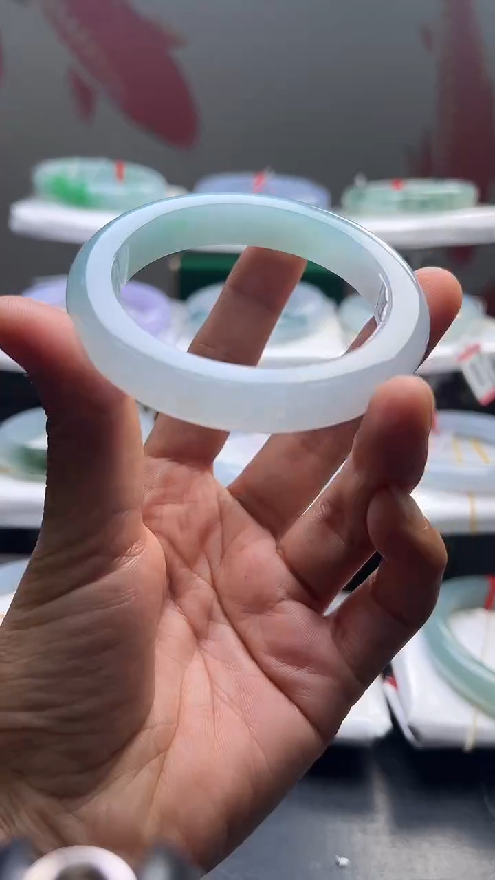 未镶嵌手镯翡翠翡翠手镯9 圈口·56