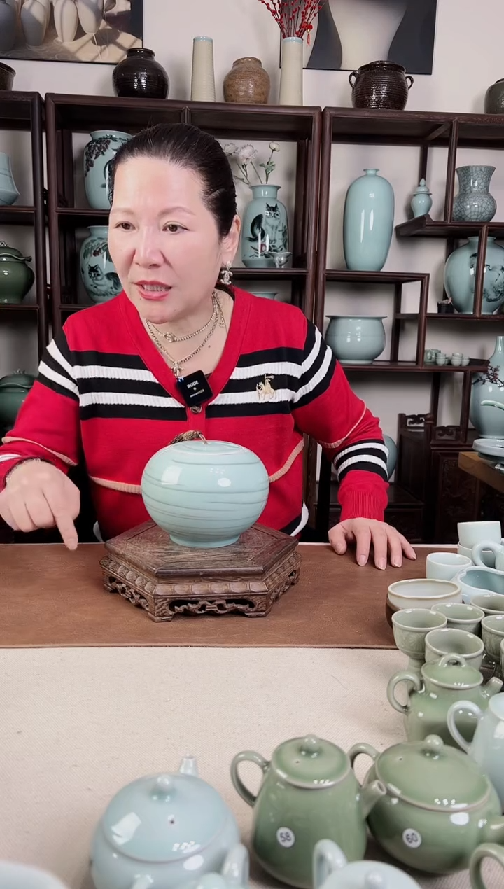 【闪购商品】杯纯手工 绞胎 盖罐