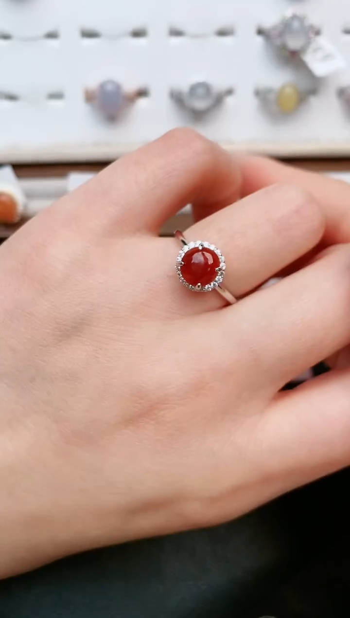 【闪购商品】翡翠戒指银S925镶嵌.....