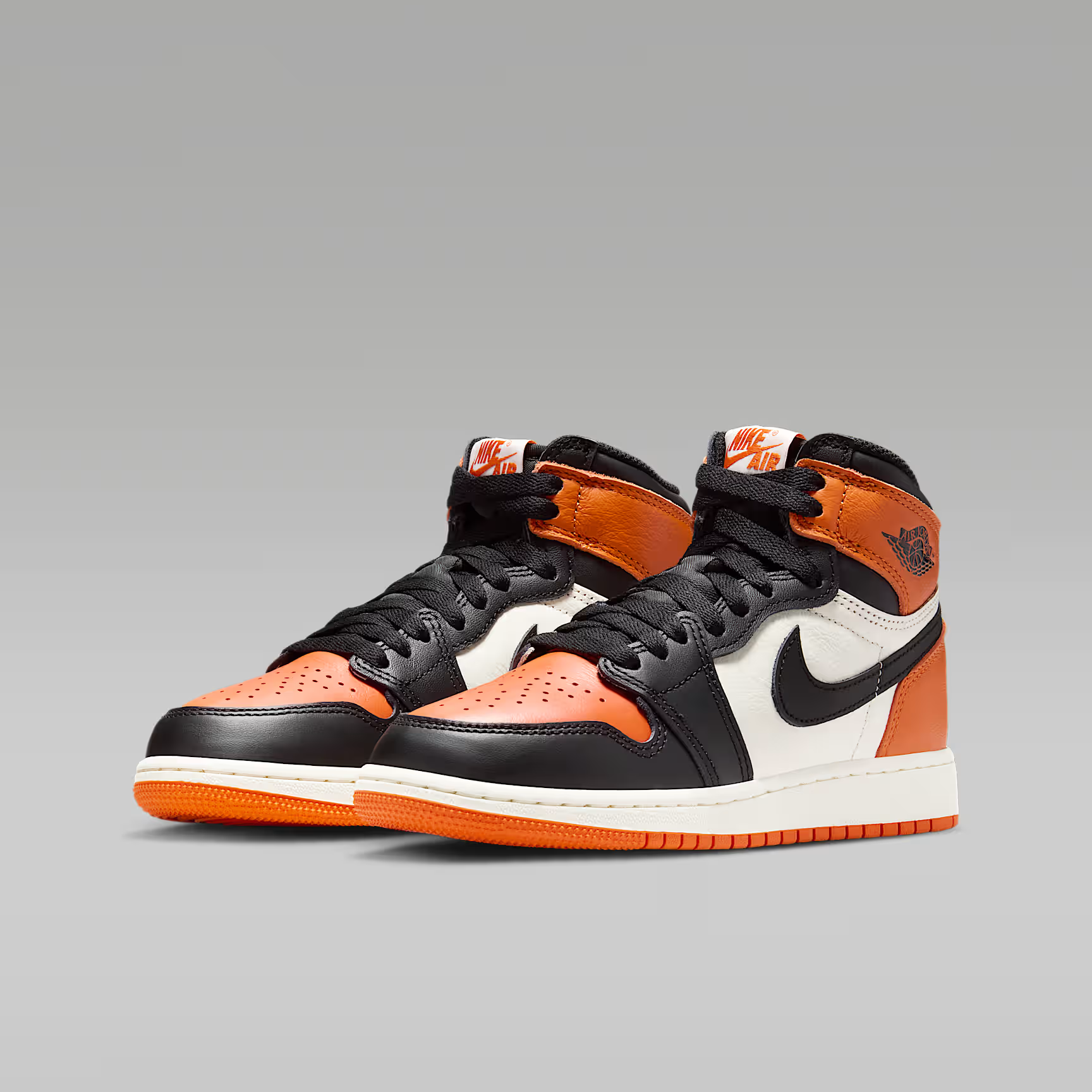 NIKE/耐克【可自提】官方AJ1 GS扣碎高帮经典休闲板鞋 FD1437-008