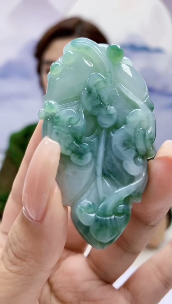 定制翡翠未镶嵌4829xx-毛货挂件39