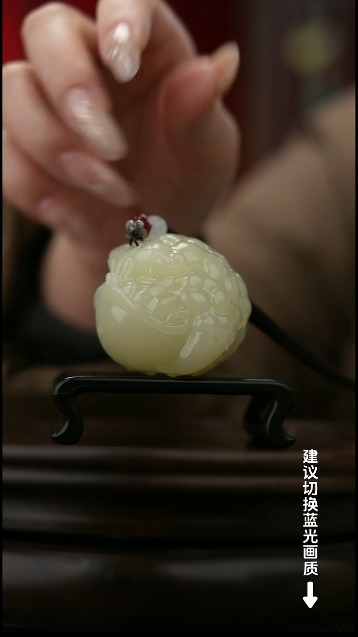 玉【恶霸金蟾】天然玉石手把件