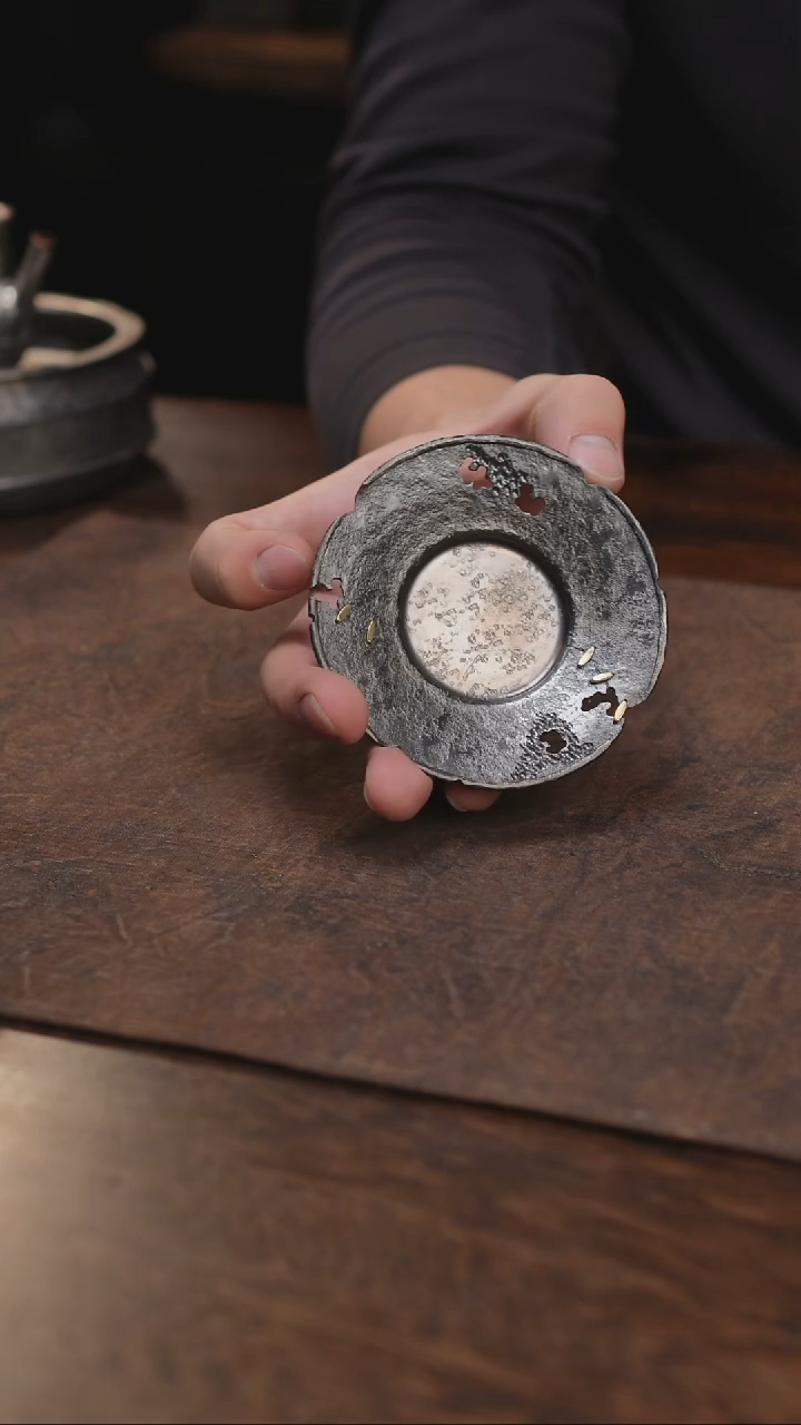 双十一放漏纯锡全手杯垫