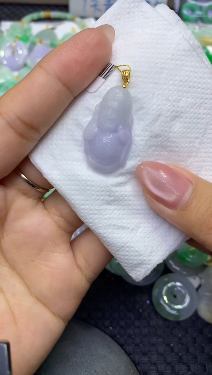 颈饰未镶嵌翡翠天然缅甸A货翡翠1