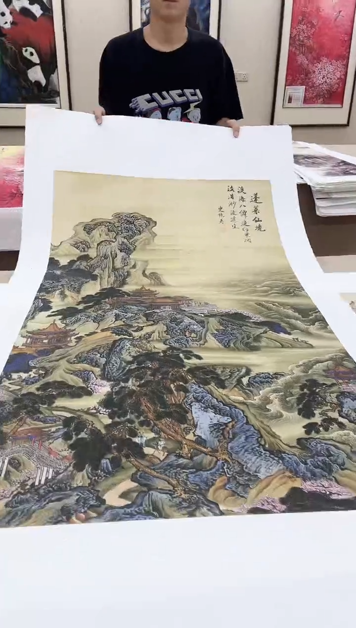 国画九霄甄选国画作品zhb107