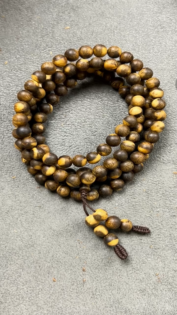 沉香手串0.6海南白棋楠