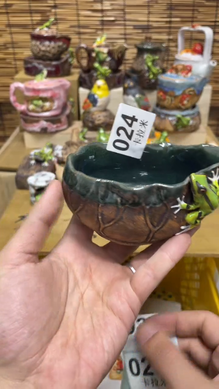 追***️024精美粗陶手工柴烧