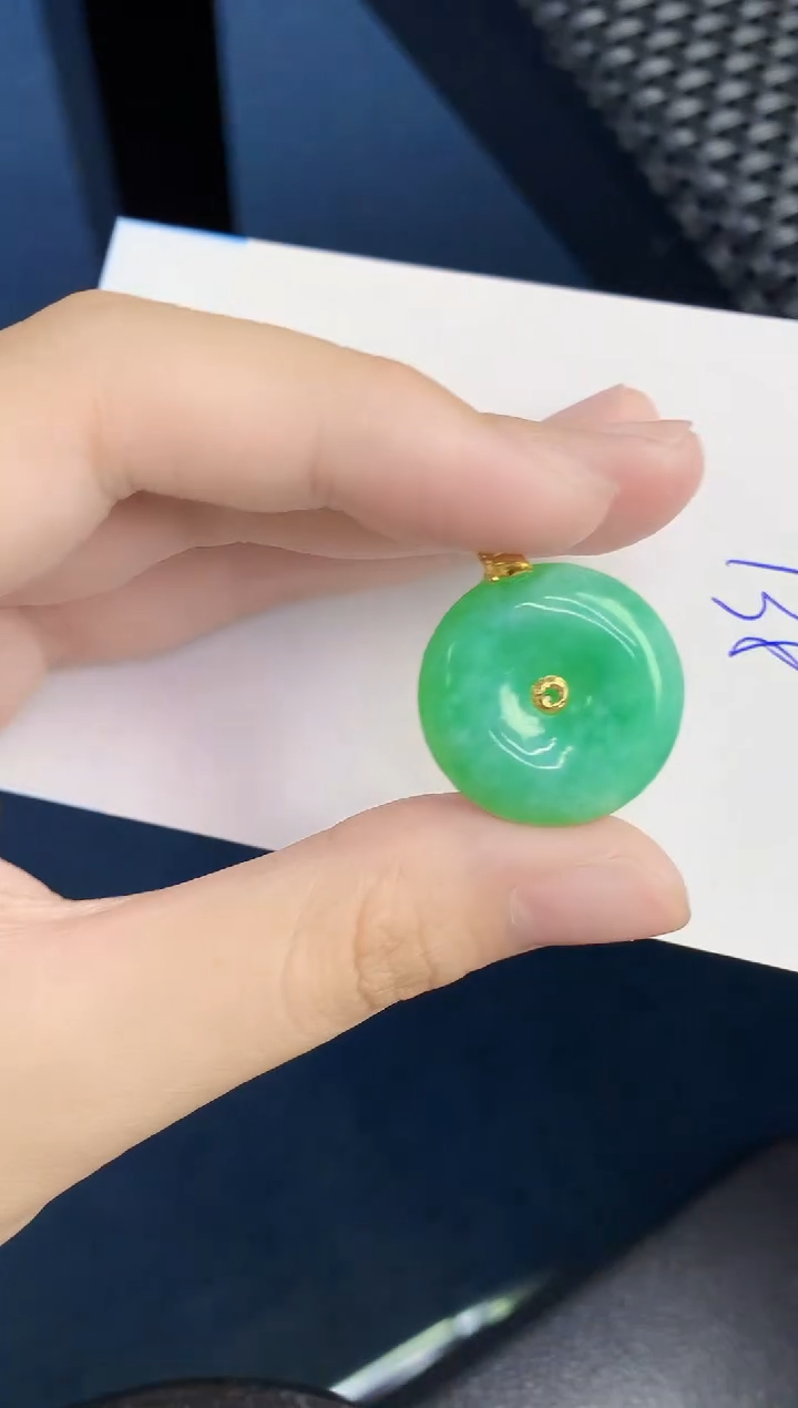 【闪购商品】翡翠18K金镶嵌颈饰000000000