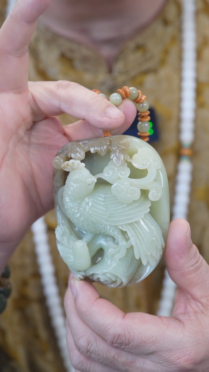 【闪购商品】和田玉手把未镶嵌英明神武