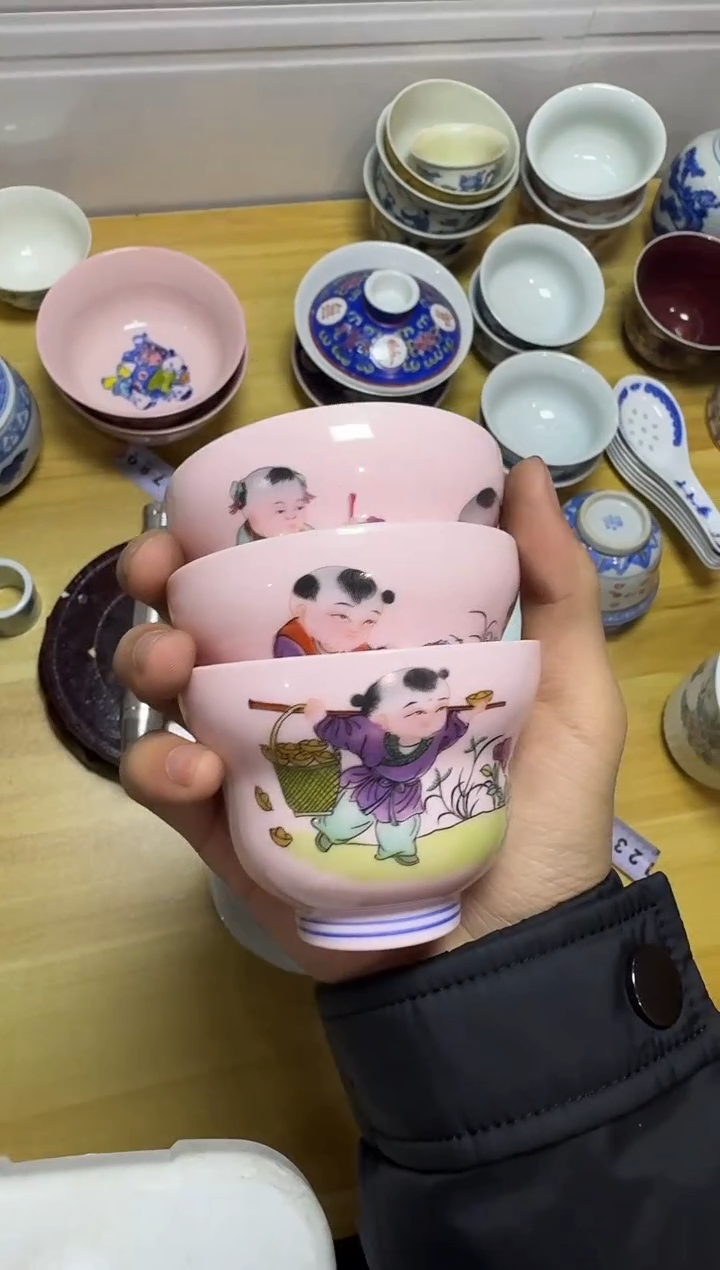 景德镇手绘陶瓷，全部清仓【一套】