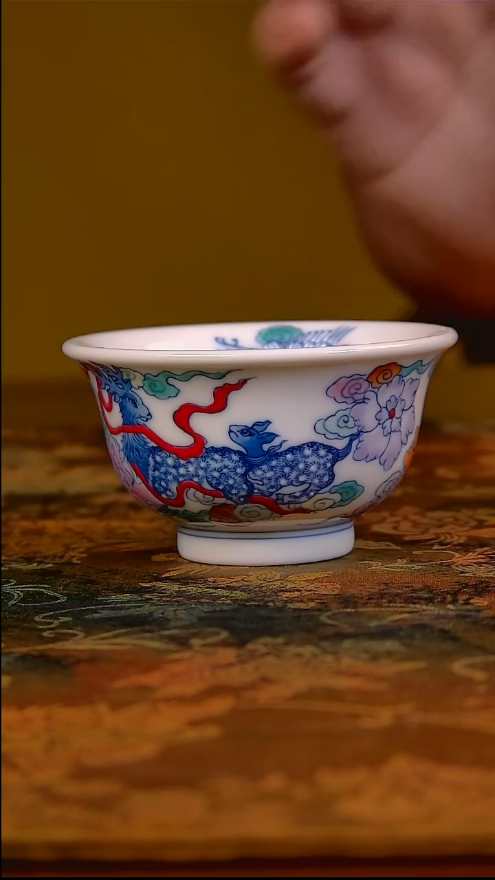 杯手工手绘杯杯很美丽
