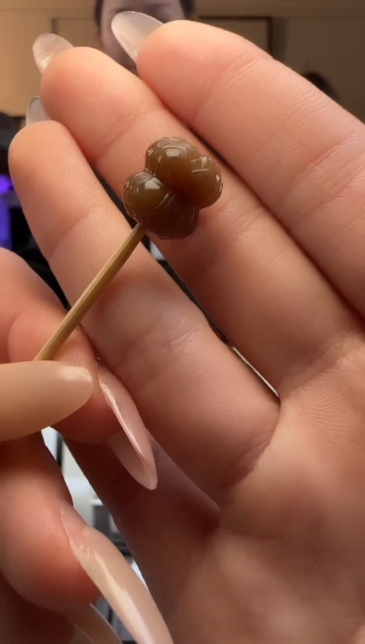 【闪购商品】和田玉并蒂莲未镶嵌单珠