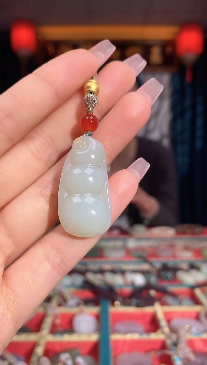 【闪购商品】和田玉颈饰未镶嵌福豆