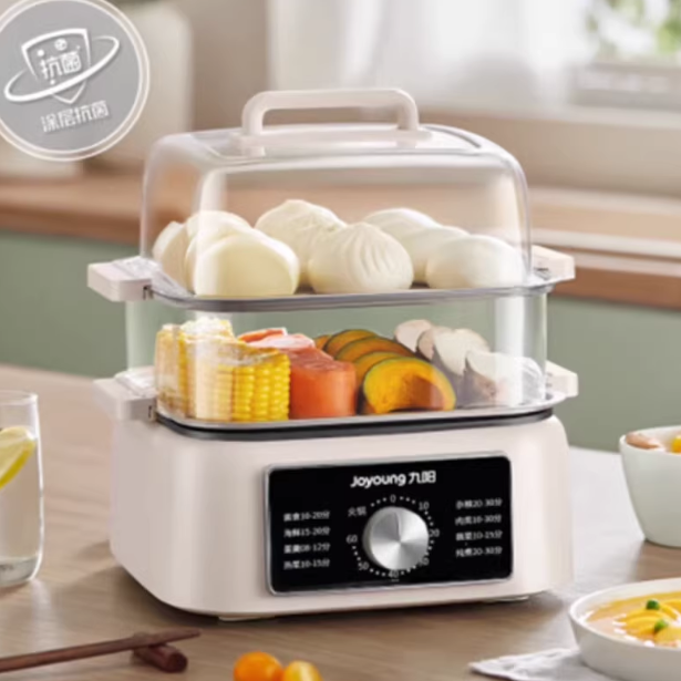 9新 Joyoung/九阳 【9新】华南仓九阳-电蒸锅-DZ100HG-GZ605