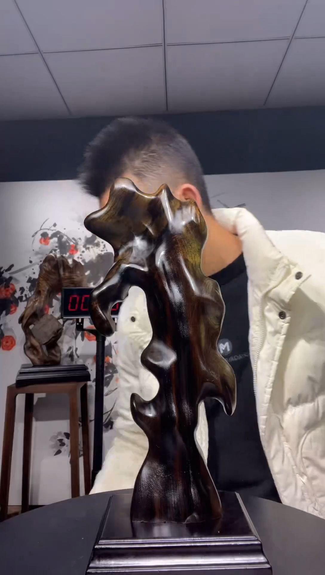 【闪购商品】金丝楠木雕金丝楠木木雕工艺品摆件