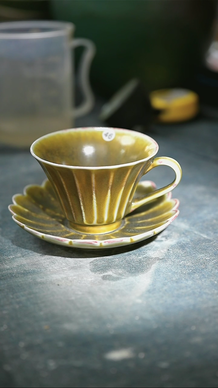 【闪购商品】碗浪鬼柴烧浪鬼家釉绘柴烧   