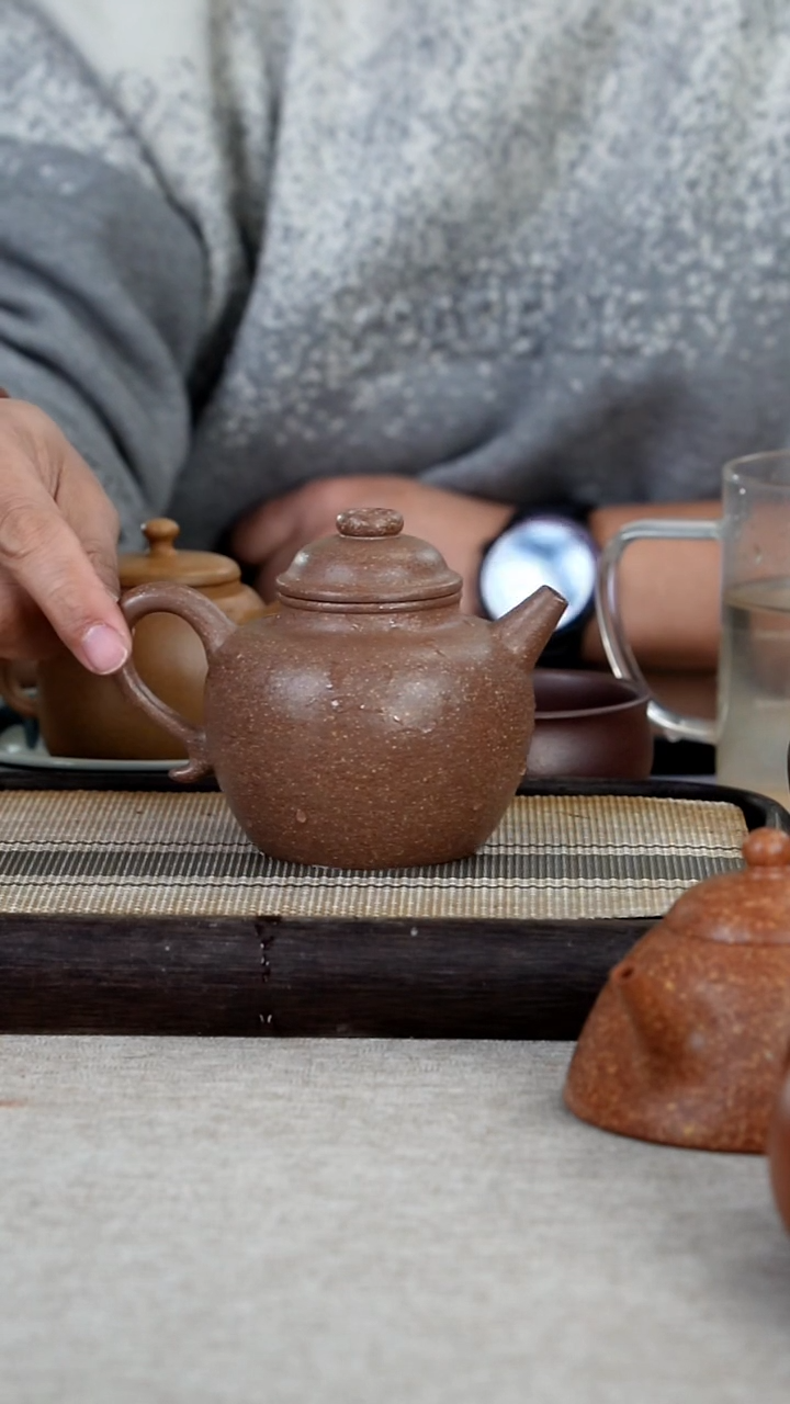 【闪购商品】紫砂茶壶原矿冷金黄大彬圈纽