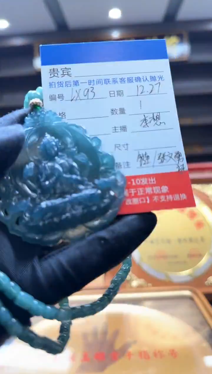 未镶嵌定制翡翠LX93翡翠吊坠赠珠链-多样性发其一