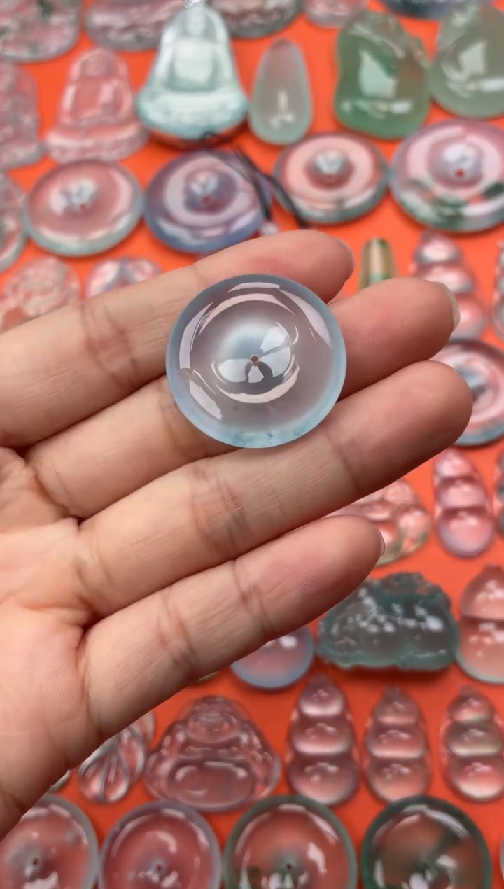 吊坠(不含链)未镶嵌翡翠30 平安扣 26.7 5.8