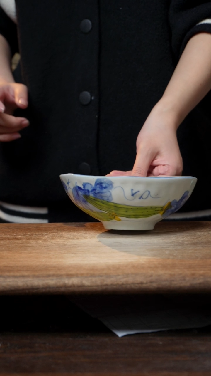 【闪购商品】碗1个景德镇高温瓷釉下瓷