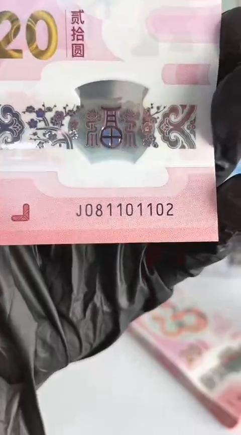 【闪购商品】塑料蛇钞包67分单张号码081101102