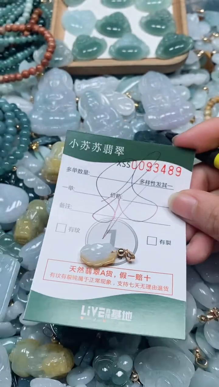 【闪购商品】翡翠颈饰未镶嵌闪购商品0093489