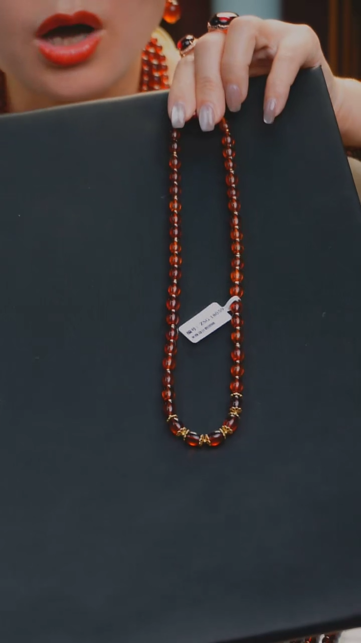 【闪购商品】琥珀颈饰未镶嵌锁骨链