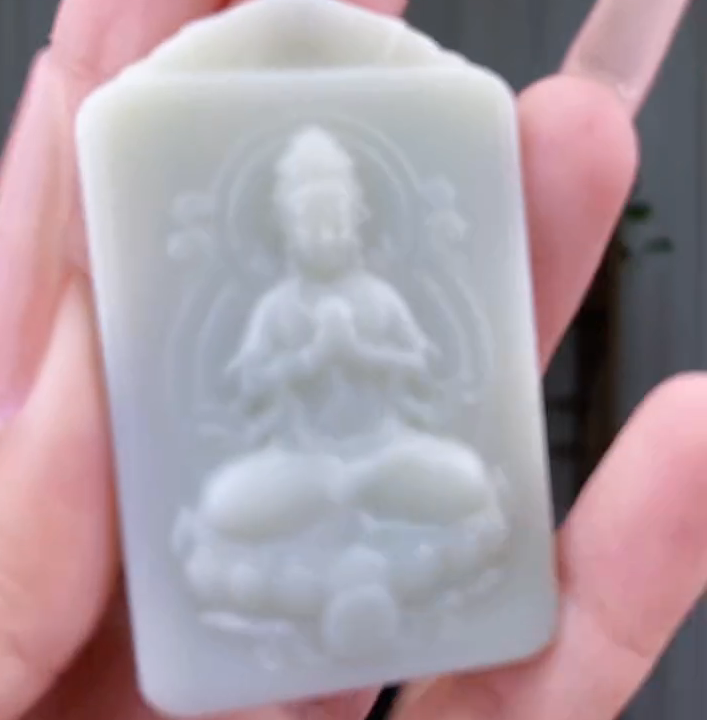 和田玉米达观音吊坠（拍一发一，多样性发货！）