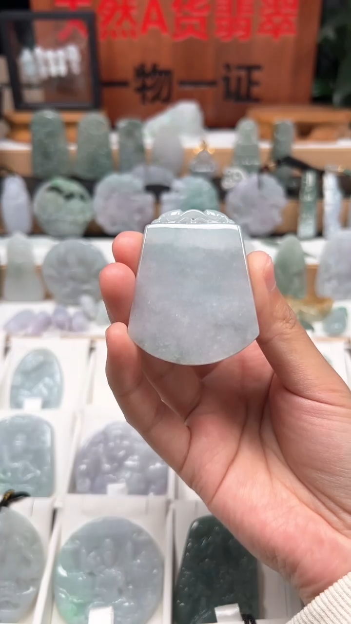 【闪购商品】翡翠颈饰未镶嵌天然A货翡翠1/15/15