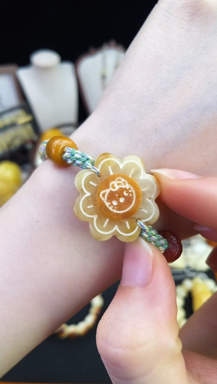 琥珀未镶嵌珠宝奇石柒月