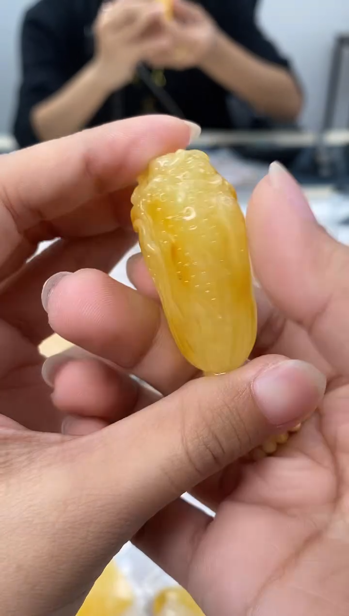 【闪购商品】琥珀裸石未镶嵌天然琥珀蜜蜡白菜