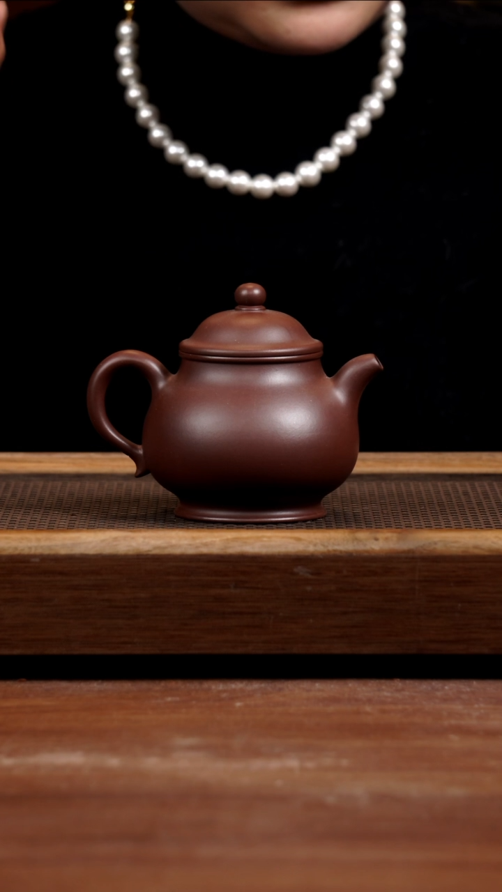 【闪购商品】紫砂茶壶四号井紫泥潘壶270CC