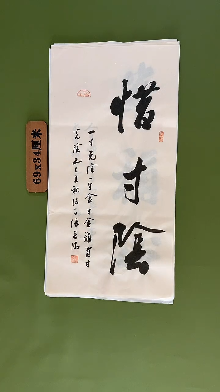 书法书法 张若鸿 尺寸69cm*34cm