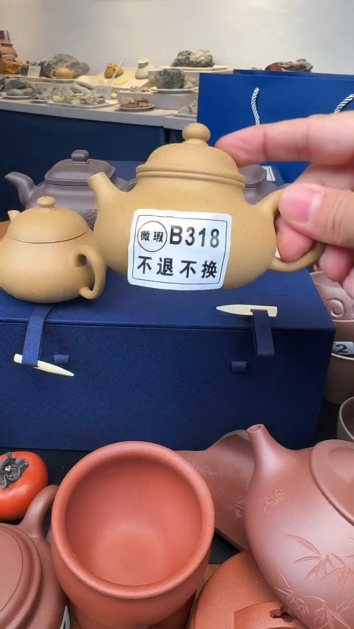 茶壶紫砂雨*微瑕B318黄金段容天