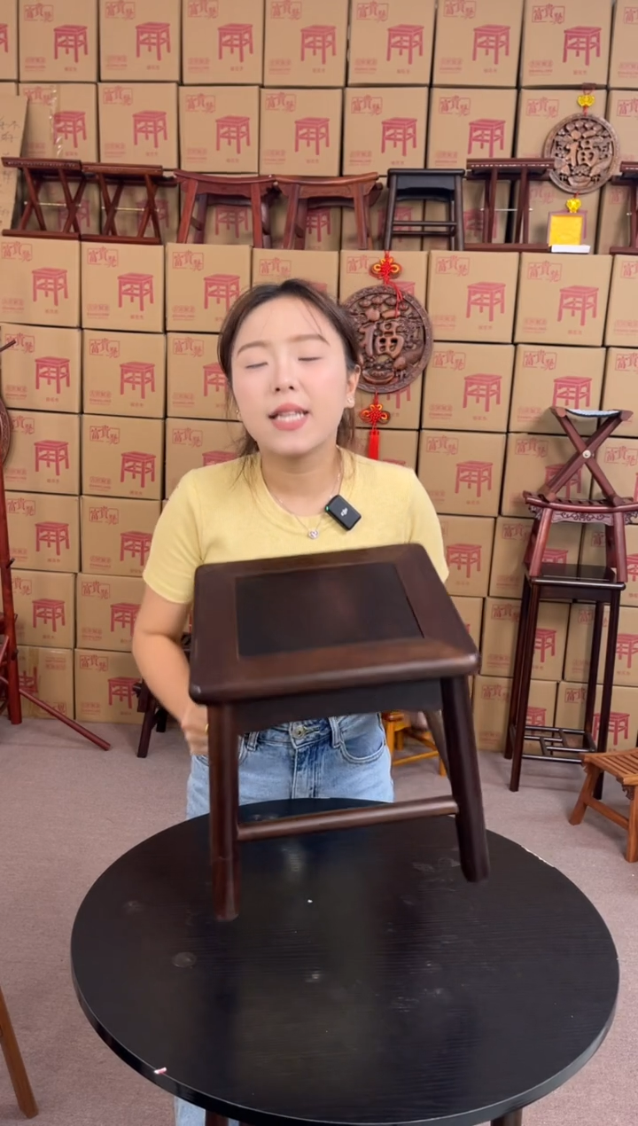花梨木类1号黑酸枝高档富贵凳