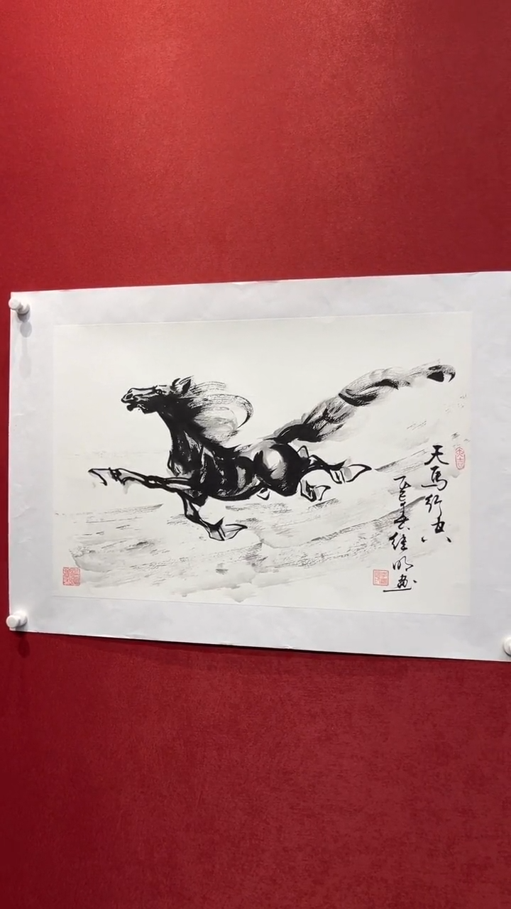 国画老师现场创作 10
