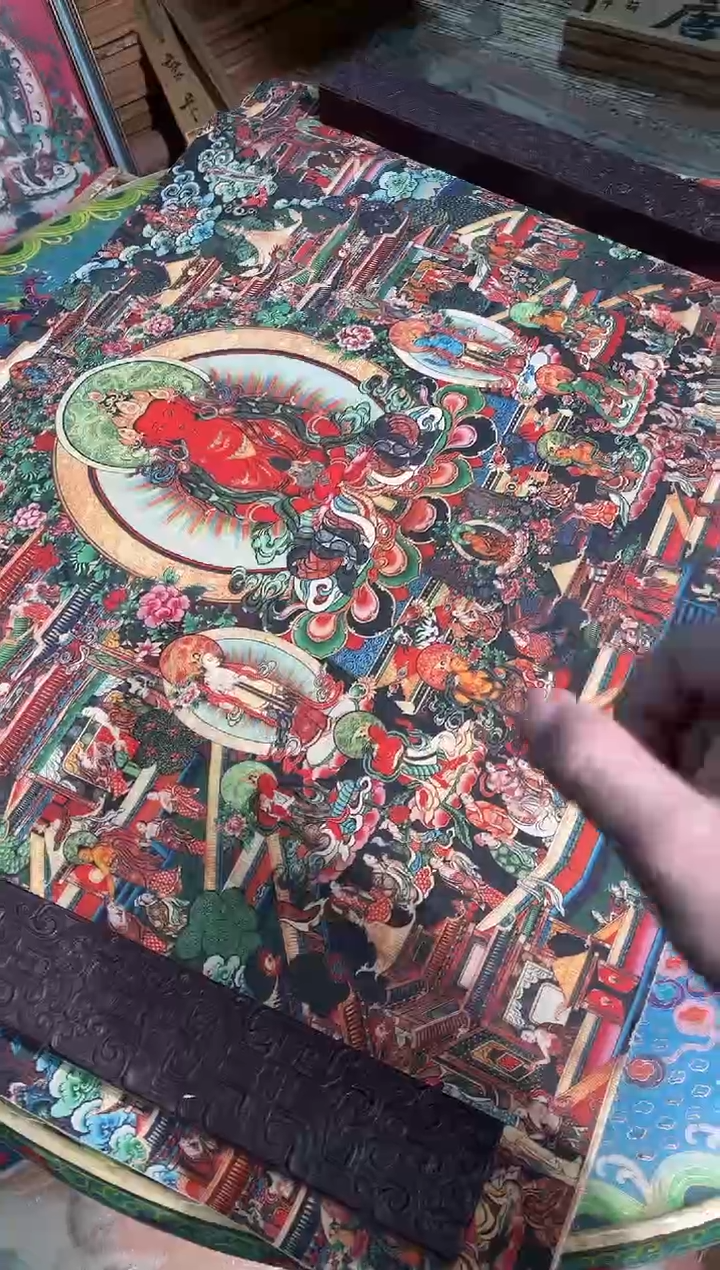 卷轴画天天的唐卡tk160