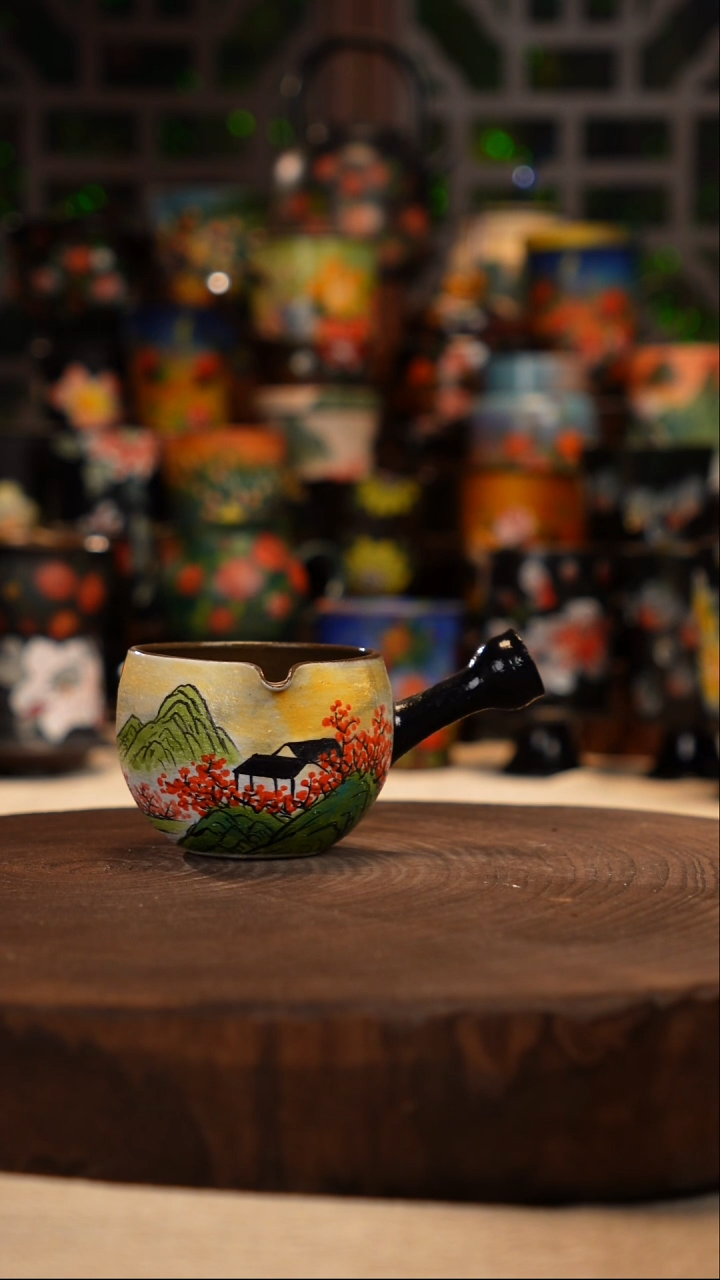 油画   釉下彩   杯子